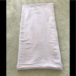 Anthropologie Queen Linen Duvet Comforter Cover Lilac / Purple